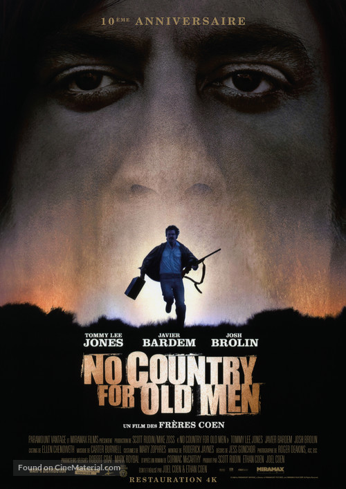 No Country for Old Men - French Re-release movie poster