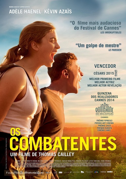 Les combattants - Portuguese Movie Poster