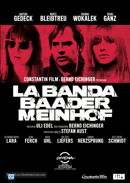 Der Baader Meinhof Komplex - Italian DVD movie cover