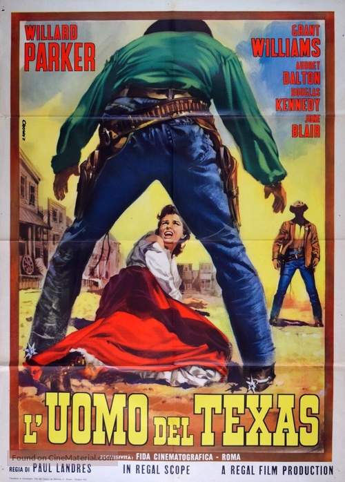 Lone Texan - Italian Movie Poster