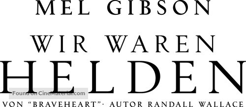 We Were Soldiers - German Logo