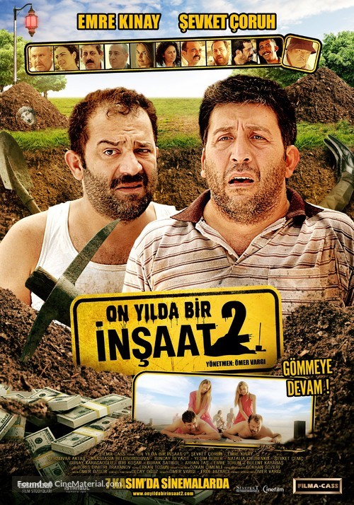 On Yilda Bir: Insaat 2 - Turkish Movie Poster