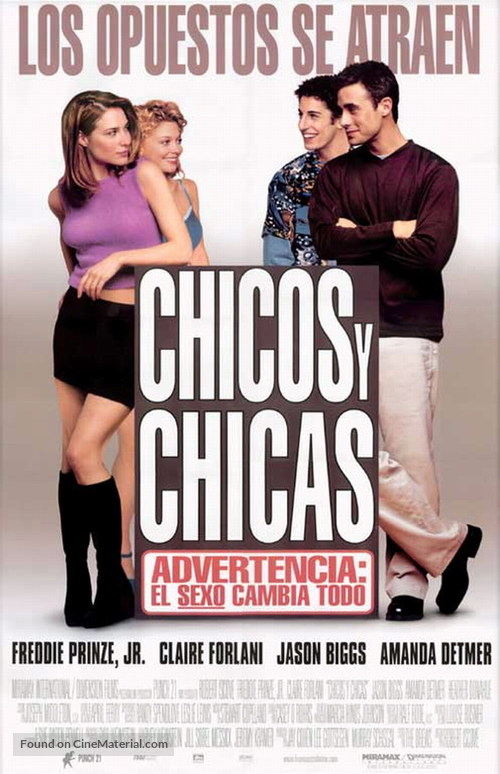 Boys and Girls - Mexican Movie Poster