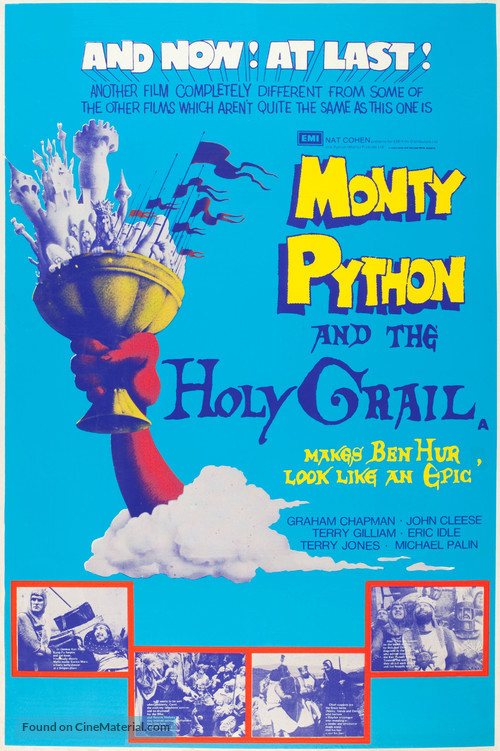 Monty Python and the Holy Grail - British Theatrical movie poster