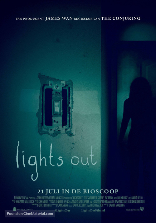 Lights Out - Dutch Movie Poster