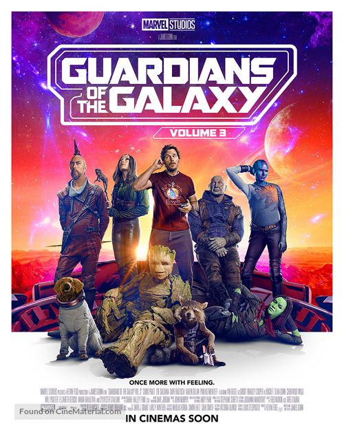 Guardians of the Galaxy Vol. 3 - British Movie Poster