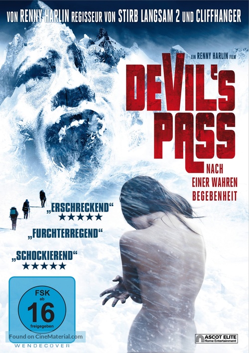 The Dyatlov Pass Incident - German DVD movie cover