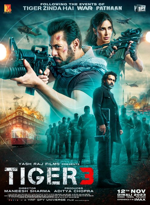 Tiger 3 - Indian Movie Poster