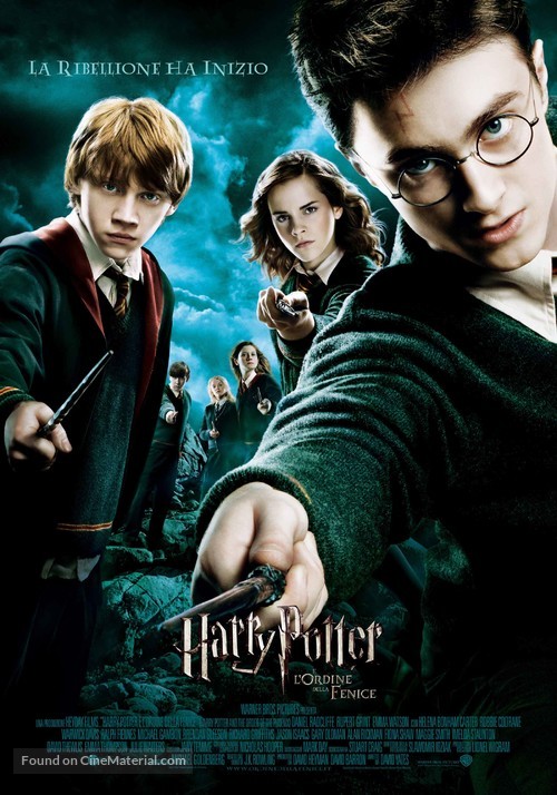 Harry Potter and the Order of the Phoenix - Italian Movie Poster