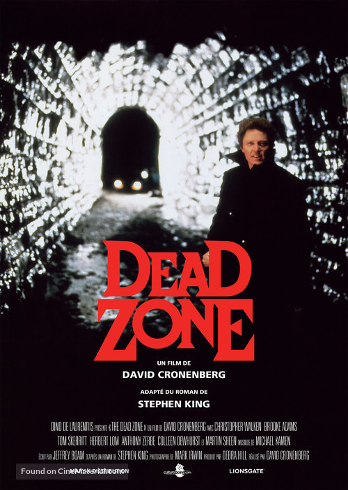 The Dead Zone - French Re-release movie poster