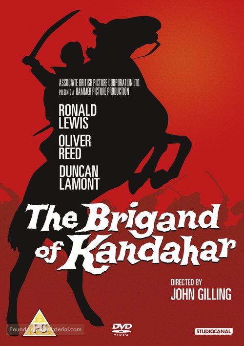 The Brigand of Kandahar - British DVD movie cover
