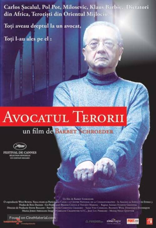 L&#039;avocat de la terreur - Romanian Movie Poster