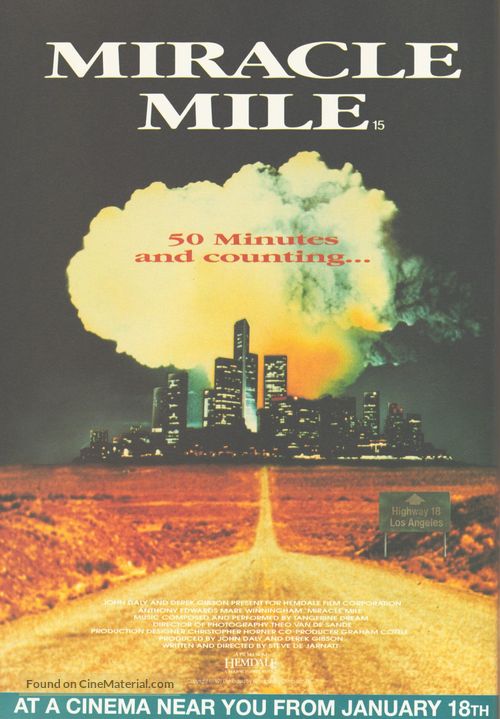 Miracle Mile - British Movie Poster