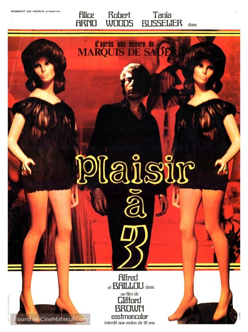 Plaisir &agrave; trois - French Movie Poster