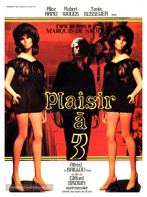 Plaisir &agrave; trois - French Movie Poster