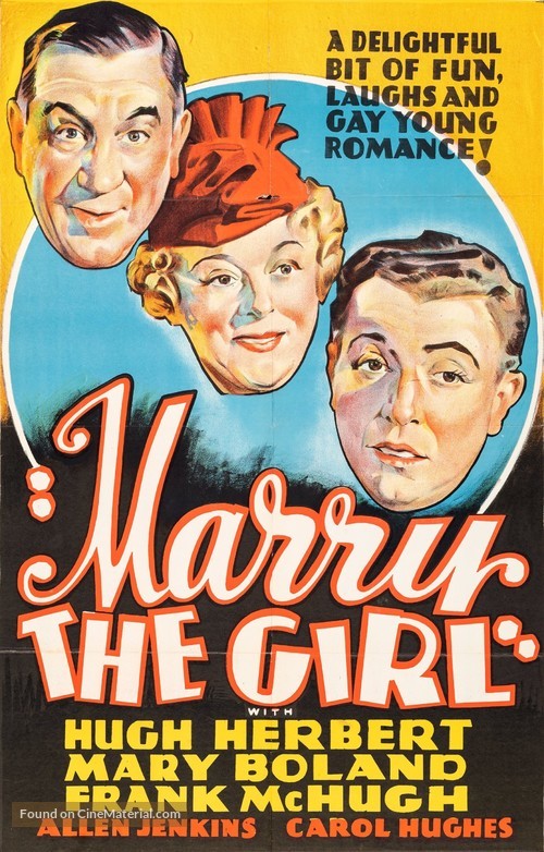 Marry the Girl - Movie Poster