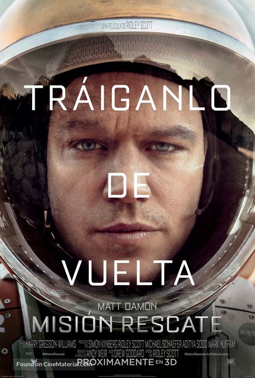 The Martian - Mexican Movie Poster