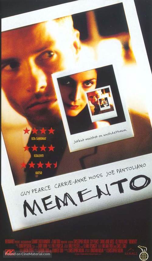Memento - Finnish Movie Cover