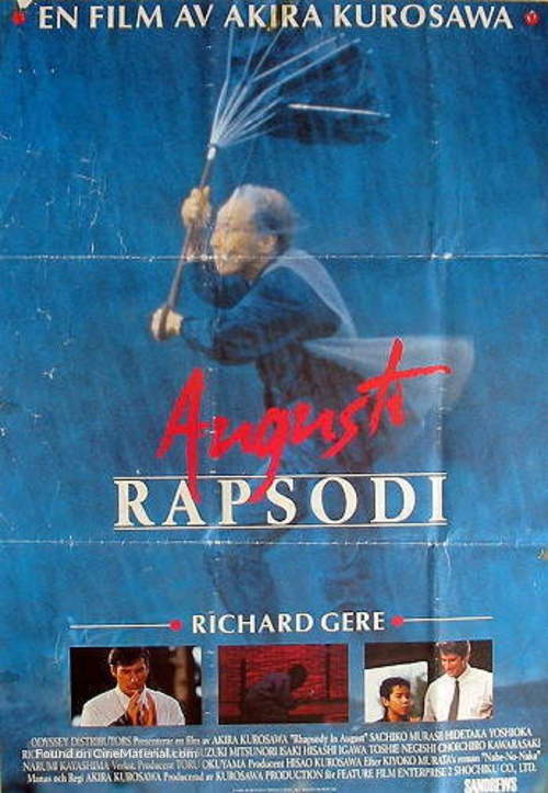 Rhapsody in August - Swedish Movie Poster