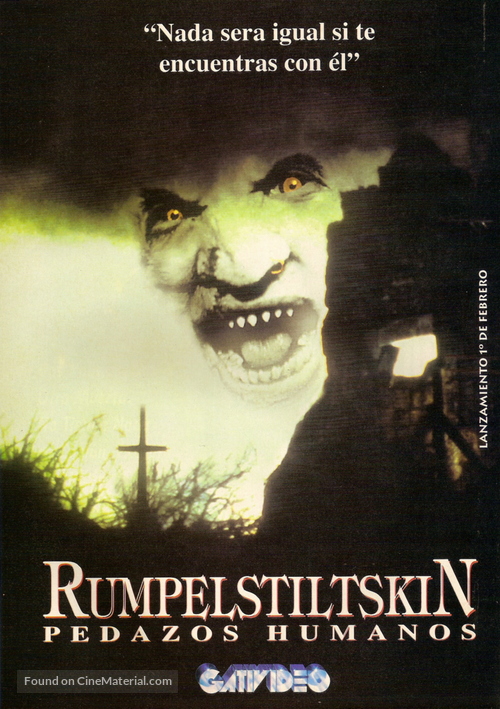 Rumpelstiltskin - Argentinian VHS movie cover