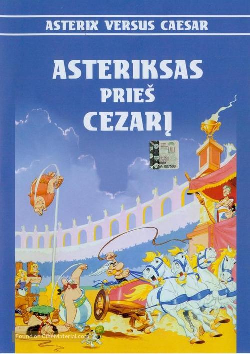 Ast&eacute;rix et la surprise de C&eacute;sar - Lithuanian DVD movie cover
