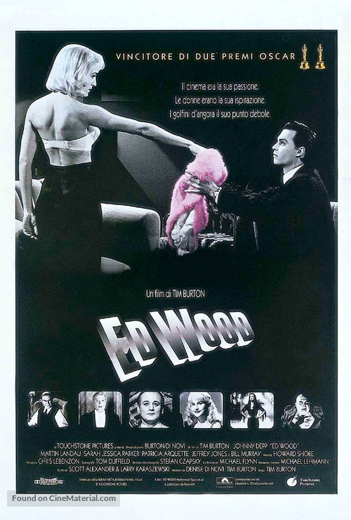 Ed Wood - Italian Theatrical movie poster