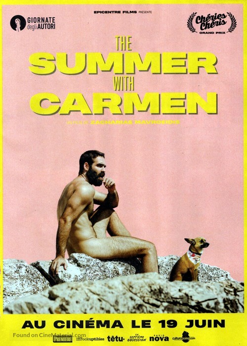 The Summer with Carmen - French Movie Poster