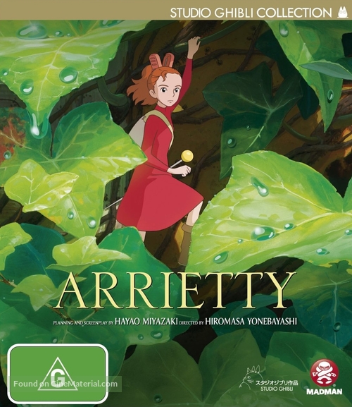 Kari-gurashi no Arietti - Australian Blu-Ray movie cover