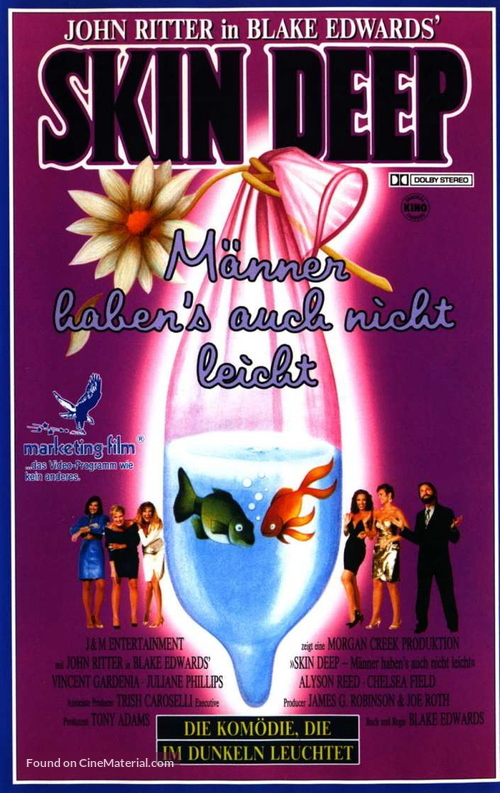 Skin Deep - German VHS movie cover