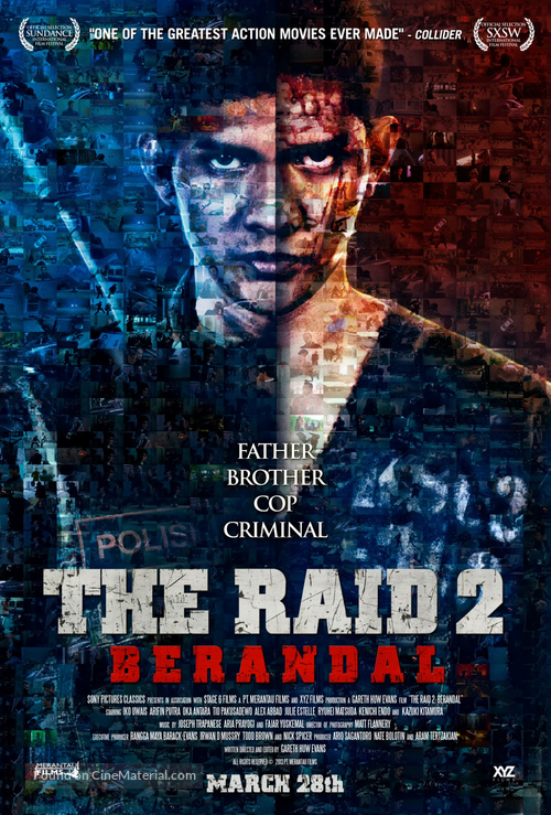The Raid 2: Berandal - Indonesian Movie Poster