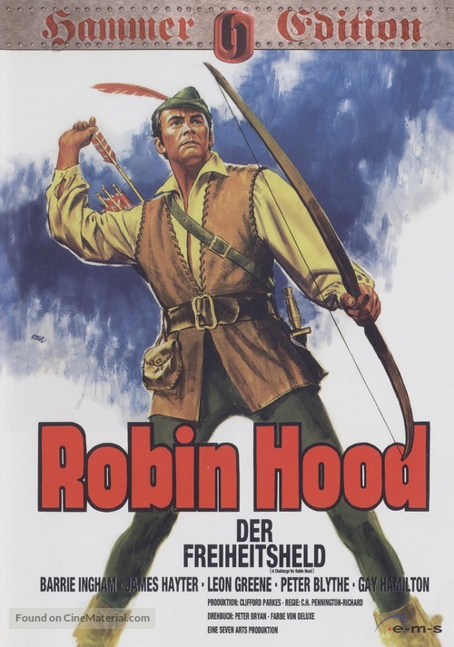 A Challenge for Robin Hood - German DVD movie cover
