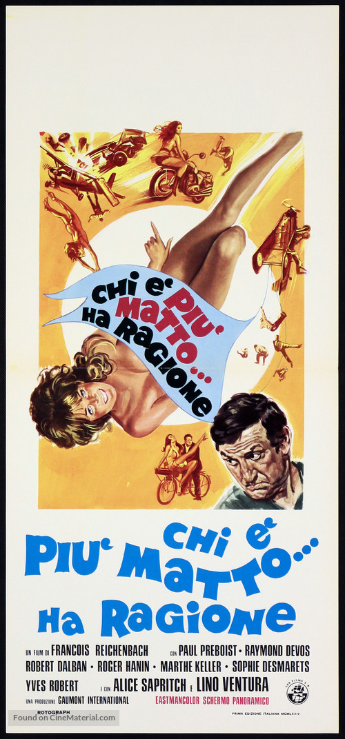 La raison du plus fou - Italian Movie Poster