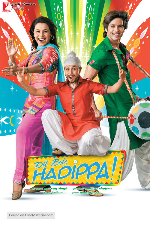 Dil Bole Hadippa! - Indian Movie Poster
