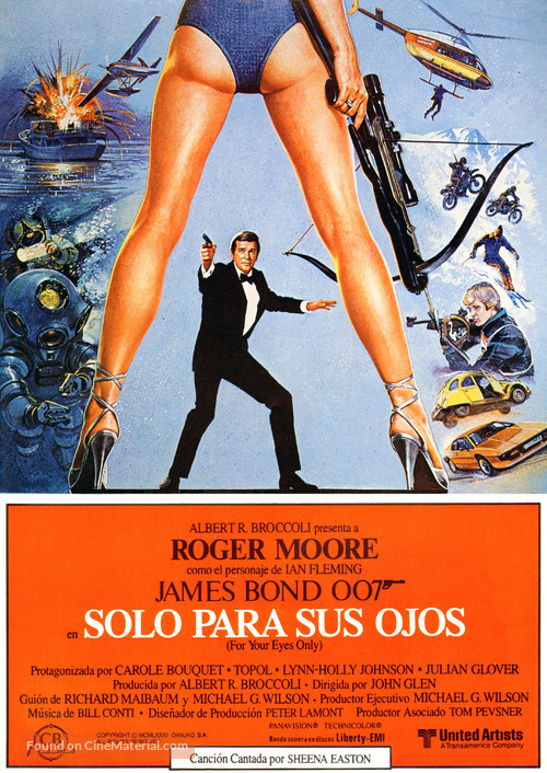 For Your Eyes Only - Spanish Movie Poster