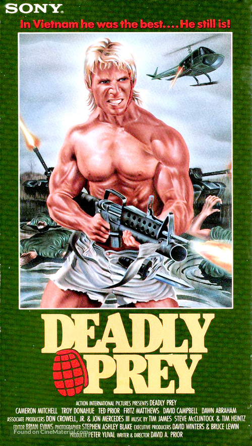 Deadly Prey - VHS movie cover