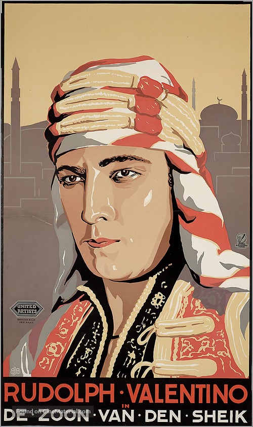 The Son of the Sheik - Dutch Movie Poster
