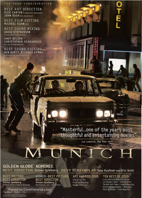 Munich - For your consideration movie poster