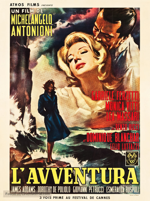 L&#039;avventura - French Movie Poster