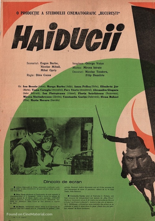 Haiducii - Romanian Movie Poster