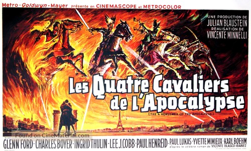 The Four Horsemen of the Apocalypse - Belgian Movie Poster