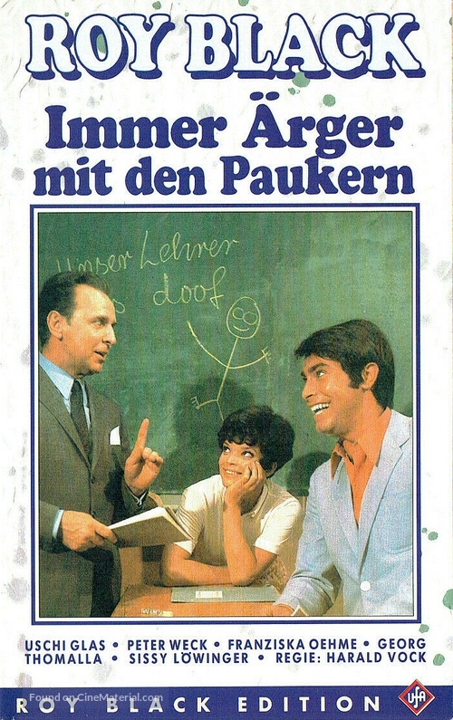 Immer &Auml;rger mit den Paukern - German VHS movie cover