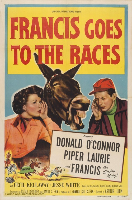Francis Goes to the Races - Movie Poster