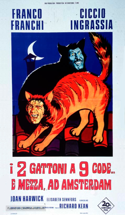 Due gattoni a nove code... e mezza ad Amsterdam - Italian Movie Poster