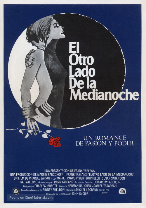 The Other Side of Midnight - Spanish Movie Poster