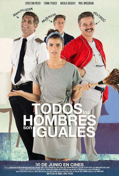 Todos los hombres son iguales - Puerto Rican Movie Poster