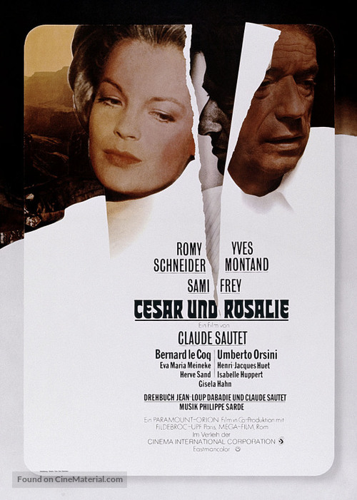 C&eacute;sar et Rosalie - German Movie Poster
