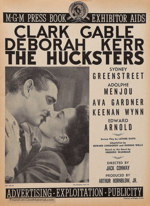 The Hucksters - poster