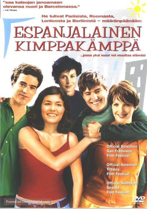 L&#039;auberge espagnole - Finnish DVD movie cover