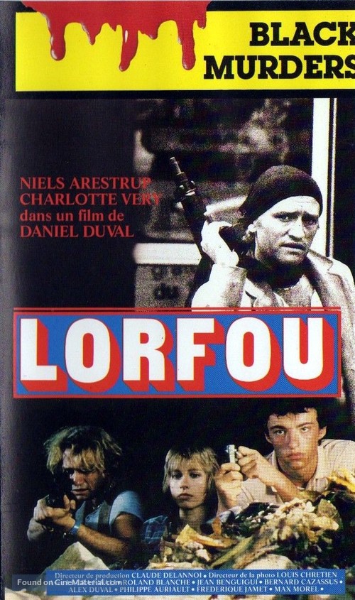 &quot;S&eacute;rie noire&quot; Lorfou - French VHS movie cover