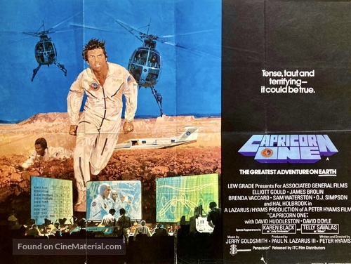 Capricorn One - British Movie Poster